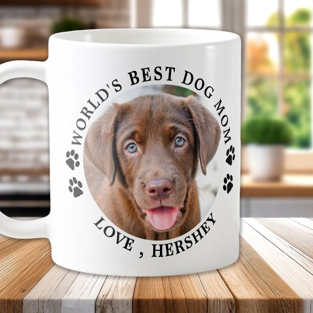 Världens bästa Mamma-Personlig Pet Bild Kaffemugg (Skapare uppladdad)