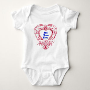 Världens bästa Mamma! Photo Red Hearts T Shirt