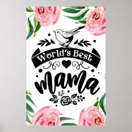 Världens bästa mamma poster