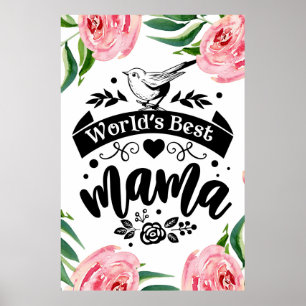 Världens bästa mamma poster