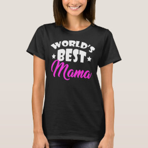 Världens bästa Mamma Proud Mor Day-familjematchin T Shirt