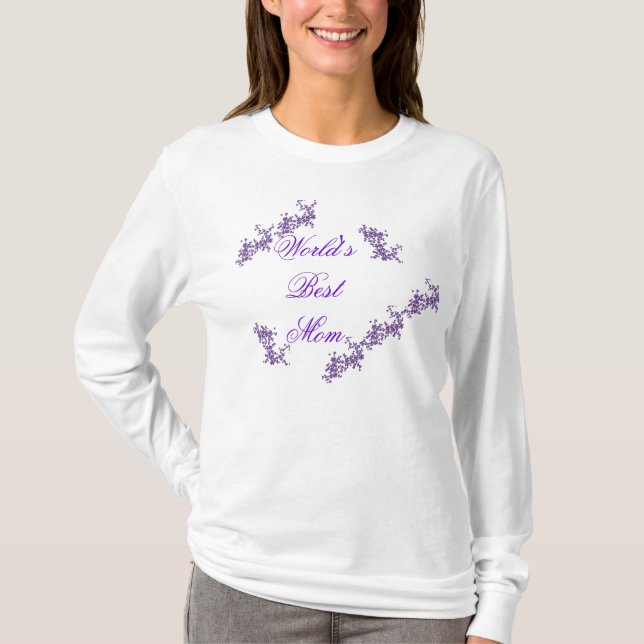 VÄRLDENS BÄSTA MAMMA SHIRT T-SHIRT (Framsida)