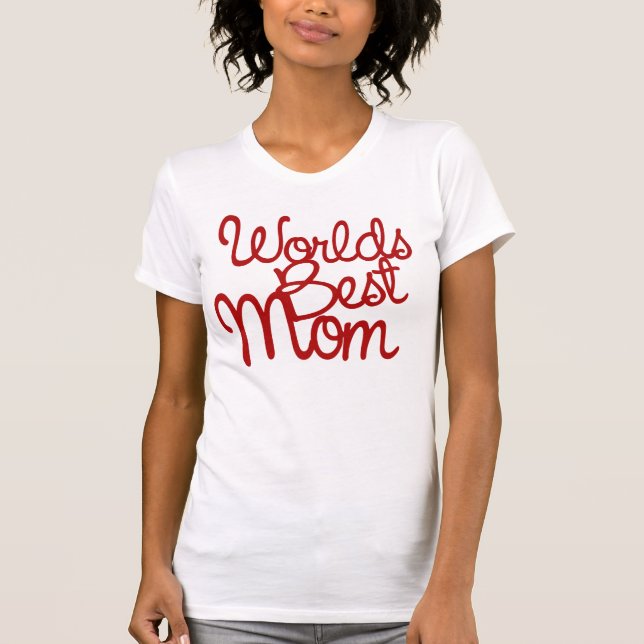 Världens bästa Mamma T-shirt (Framsida)