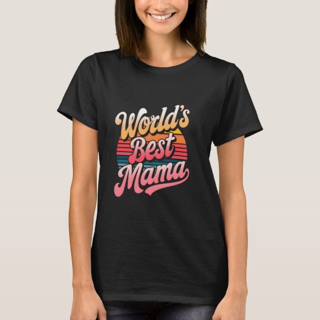 Världens bästa Mamma T Shirt (Framsida)
