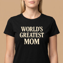 Världens Bästa Mamma T Shirt