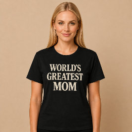 Världens Bästa Mamma T Shirt