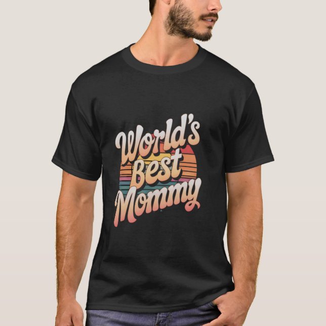 Världens Bästa Mamma T Shirt (Framsida)