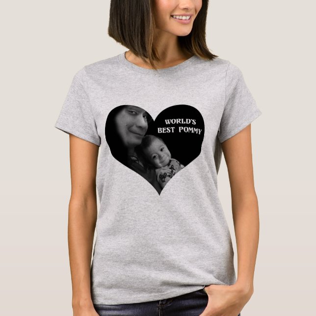 världens bästa mamma t shirt (Framsida)