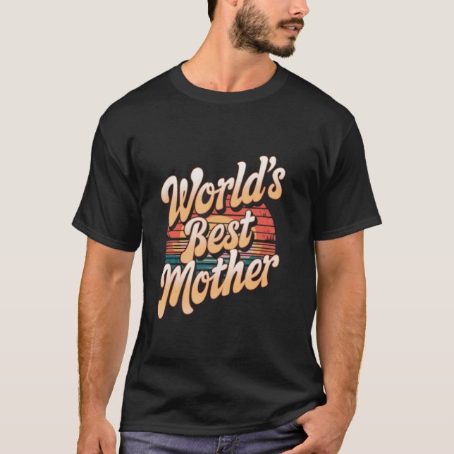 Världens Bästa Mamma T Shirt (Framsida)