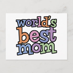 Världens bästa Mamma T-Shirts & Gifts Vykort
