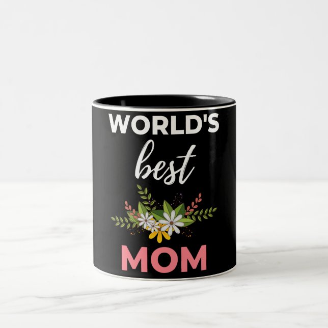 Världens Bästa Mamma Två-Tonad Mugg (Center)