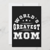 Världens Bästa Mamma Typografi Mors Dag Present