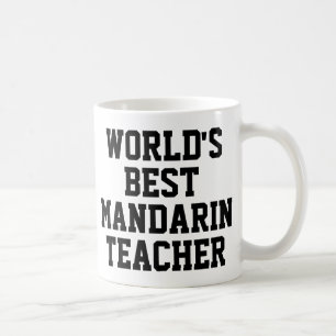 Världens bästa mandarinlärare Gift Mugg