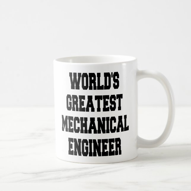 Världens Bästa Maskiningenjör Kaffemugg (Höger)