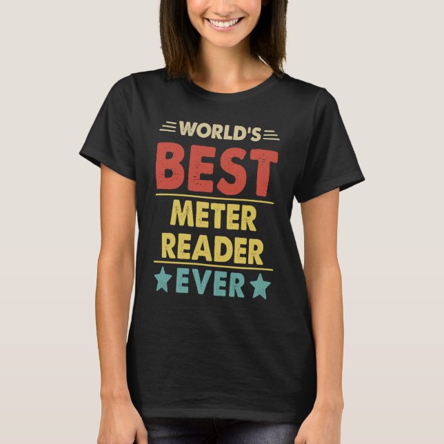 Världens bästa mätare någonsin 1 t shirt (Framsida)