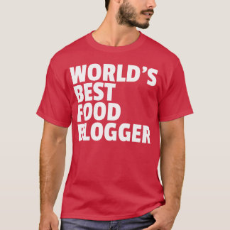 Världens bästa matbloggarvän t shirt