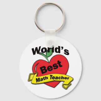 Världens bästa matematiklärare nyckelring