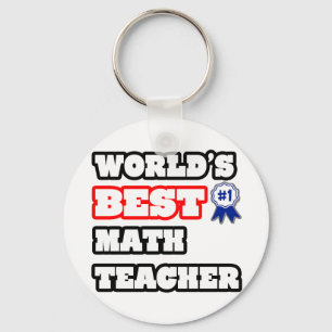 Världens bästa matematiklärare nyckelring