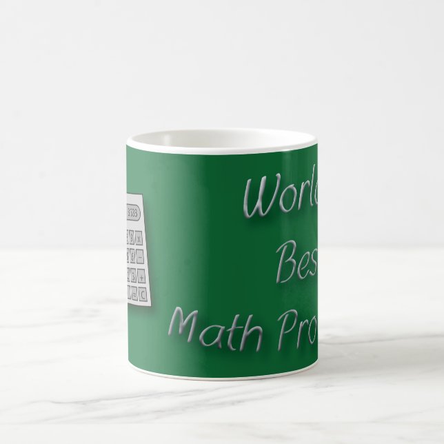 Världens bästa matematikprofessor kaffemugg (Center)