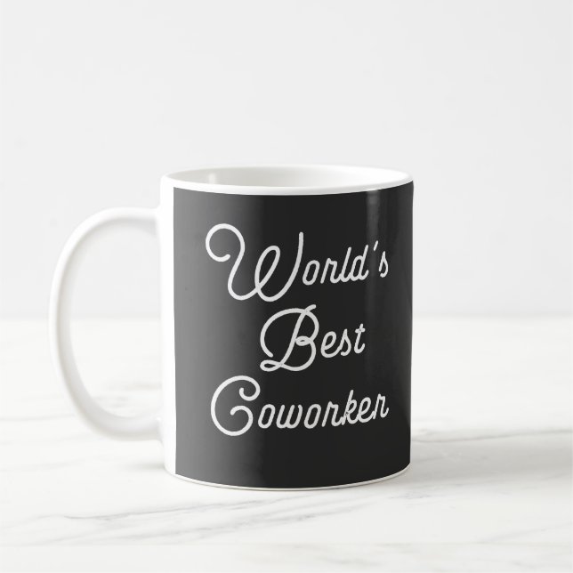 Världens bästa medarbetare kaffemugg (Vänster)