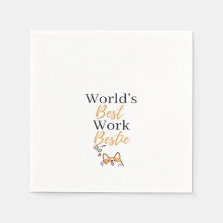 Världens bästa medarbetare pappersservett