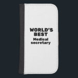 Världens bästa medicinska sekreterare galaxy s4 plånbok<br><div class="desc">Världens bästa medicinska sekreterare</div>