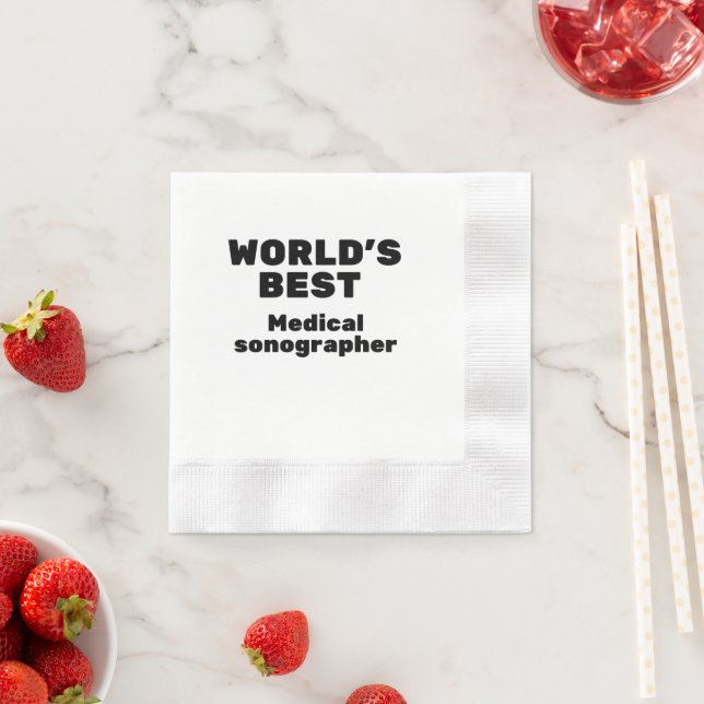 Världens bästa medicinska sonograf pappersservett (Insitu)