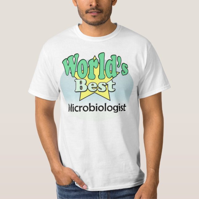 Världens bästa mikrobiolog t shirt (Framsida)