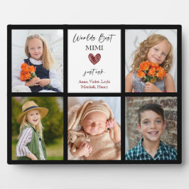 Världens bästa Mimi Grandmor Gift Photo Black