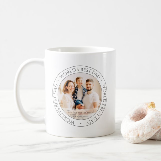 Världens bästa moderna klassiska foto i Pappa Kaffemugg (Med munk)