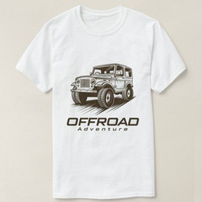 Världens bästa moderna offroad-utskrift - vit T-sh T Shirt (Skapare uppladdad)