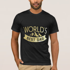 Världens bästa moderna Pappa-Fars dag T Shirt