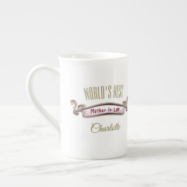 Världens bästa Mor-in-Law Benporslin Mugg