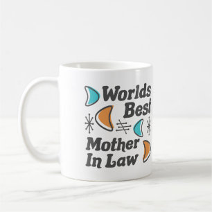 Världens bästa Mor-in-law-retro Kaffemugg