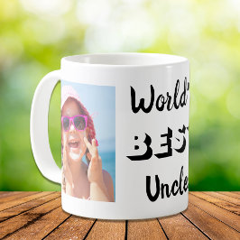 Världens bästa morbror Foto Kaffemugg