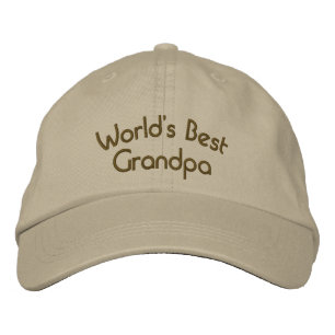 Världens bästa morfar Cute Embroided Hat Broderad Keps