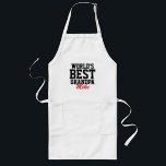 Världens bästa morfar Fars dag Grilling Apron Långt Förkläde<br><div class="desc">Anpassningsbarna tryckte på bankomatkorg med personligen "World's Best Grandpa" eller din egen anpassningsbar och ditt namn monogram. Klicka på Anpassa om du vill redigera typsnitt och färg eller lägga till din egen text och bilder om du vill skapa en unik gåva till Fars dag eller fira pappa vilken dag som...</div>