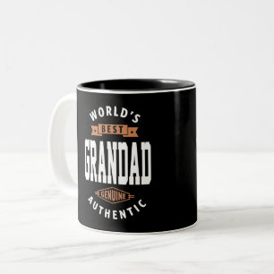 Världens bästa morfar Två-Tonad mugg