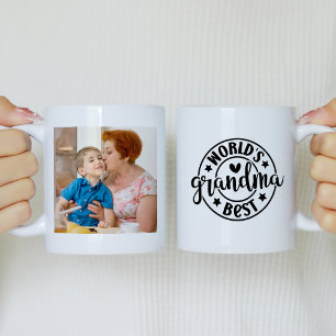 Världens bästa mormfoto kaffemugg