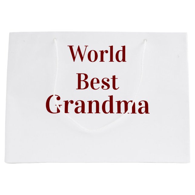 Världens bästa mormor farmor morföräldrar rosa n (Framsidan)