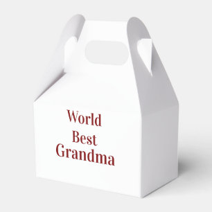 Världens bästa mormor farmor morföräldrar rosa n presentaskar