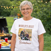 Världens bästa mormor-foto T-Shirt