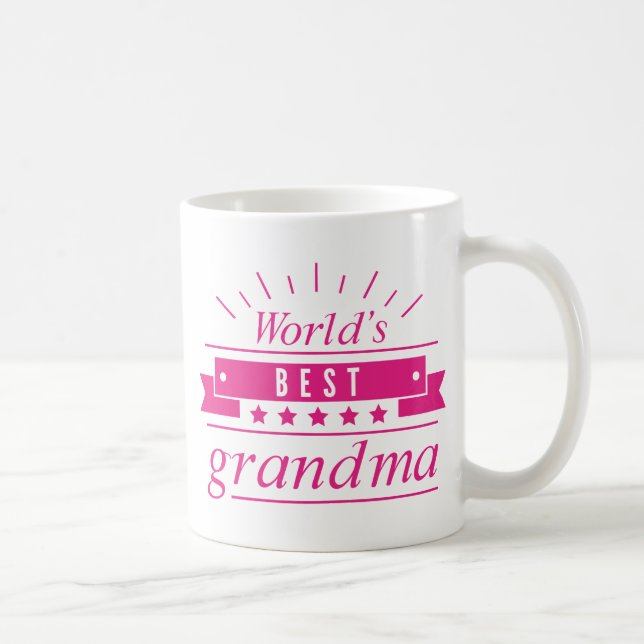 Världens Bästa Mormor Kaffemugg (Höger)