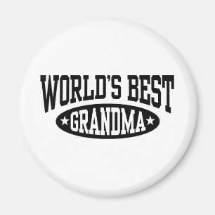 Världens bästa mormor magnet