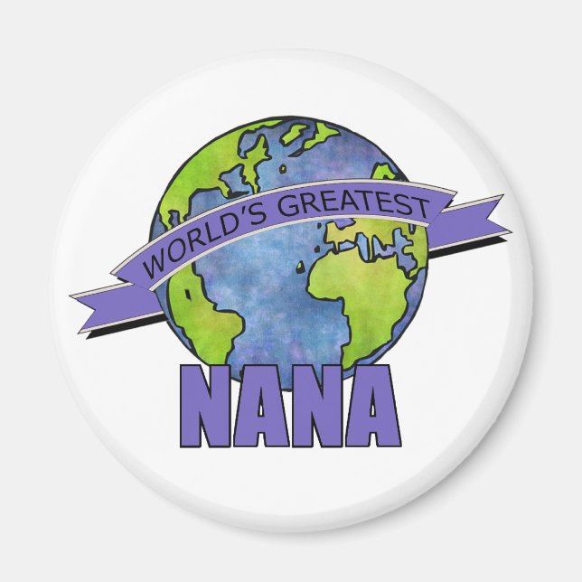 Världens Bästa Mormor Magnet (Framsidan)
