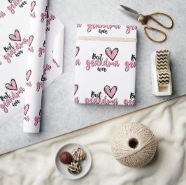 "Världens bästa mormor" Mors dag Födelsedagspresen Presentpapper