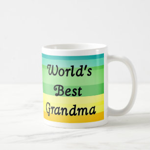 världens bästa mormor mugg