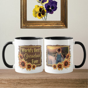 Världens bästa mormor någonsin Fotokaffe Mugg