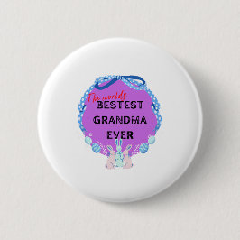 Världens bästa mormor någonsin knapp