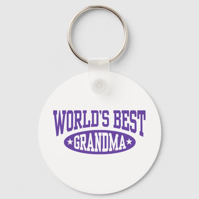 Världens bästa mormor nyckelring (Framsida)